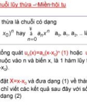 Bài giảng Giải tích 2: Chương 5.2 - Nguyễn Thị Xuân Anh