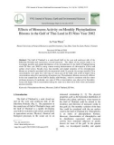 Effects of monsoon activity on monthly phytoplankton blooms in the gulf of Thai Land in El Nino year 2002