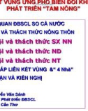 Liên kết vùng ứng phó biến đổi khí hậu và phát triển Tam nông