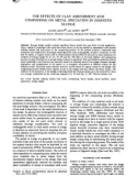 THE EFFECTS OF CLAY A M E N D M E N T AND COMPOSTING ON METAL SPECIATION IN DIGESTED SLUDGE LIANG QIAO