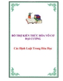 BỔ TRỢ KIẾN THỨC HÓA VÔ CƠ ĐẠI CƯƠNG: Các Định Luật trong Hóa Học