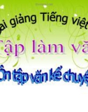 Slide bài Tập làm văn: Ôn tập văn kể chuyện - Tiếng việt 4 - GV.Lâm Ngọc Hoa