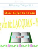 Slide bài LTVC: Mở rộng vốn từ: Lạc quan -Yêu đời - Tiếng việt 4 - GV.Lâm Ngọc Hoa