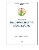 Giáo trình Trao đổi vật chất và năng lượng: Phần 2 - Mai Xuân Lương