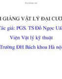 Vật lý đại cương - Đối tượng và phương pháp vật lý phần 1