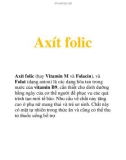 Axít folic