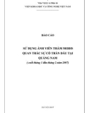 SỬ DỤNG ẢNH VIỄN THÁM MODIS QUAN TRẮC SỰ CỐ TRÀN DẦU TẠI QUẢNG NAM