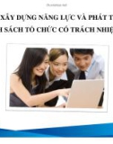 Bài giảng Du lịch có trách nhiệm: Bài 5