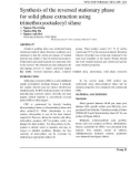 Synthesis of the reversed stationary phase for solid phase extraction using trimethoxyoctadecyl silane