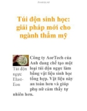 Túi độn sinh học: giải pháp mới cho ngành thẩm mỹ