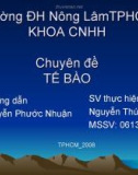 CHUYÊN ĐỀ TẾ BÀO