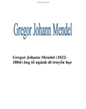 Gregor Johann Mendel