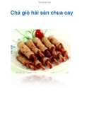 Chả giò hải sản chua cay