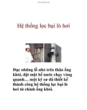 Hệ thống lọc bụi lò hơi