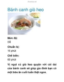 Bánh canh giò heo