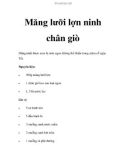 Măng lưỡi lợn ninh chân giò