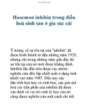 Hoocmon inhibin trong điều hoà sinh sản ở gia súc cái