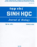 Tạp chí Sinh học: Tập 24 - Số 2 (Tháng 6 - 2002)