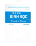 Tạp chí Sinh học: Tập 24 - Số 4 (Tháng 12 - 2002)