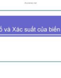 Bài giảng Bài 1: Biến cố và xác xuất của biến cố