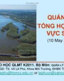 QUẢN LÝ TỔNG HỢP LƯU VỰC SÔNG