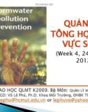 QUẢN LÝ TỔNG HỢP LƯU VỰC SÔNG