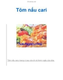 Tôm nấu cari