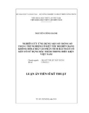 Luận án tiến sĩ Kỹ thuật: Nghiên cứu ứng dụng một số thông số trong thí nghiệm cố kết tốc độ biến dạng không đổi (crs) vào phân tích bài toán cố kết có sử dụng bấc thấm trong điều kiện Việt Nam