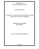 Tóm tắt luận án Tiến sĩ Lịch sử thế giới: Vai trò của vương quốc Phổ trong quá trình thống nhất nước Đức (1848-1871)