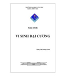 GIÁO TRÌNH VI SINH ĐẠI CƯƠNG