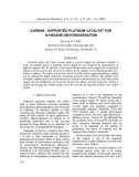 Carbon - Supported Platinum Catlyst for N-Hexane dehydrogenation