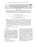 Cobalt chloride alters mitochondrial function of in vitro cultured cardiomyocytes in a dose-dependent manner