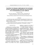 The effect of organic compounds on the chitinase activity the dissociation constant calculation of the Chitinase-metallic ion complex