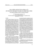 Đặc điểm trầm tích giồng cát huyện Cầu Ngang và Trà Cú tỉnh Trà Vinh và khả năng chứa nước ngọt