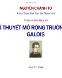 Lý thuyết mở rộng trường và GALOIS