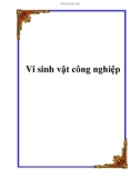 Vi sinh vật công nghiệp