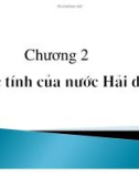 Bài giảng Hải dương học: Chương 2