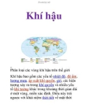 Khí hậu