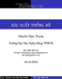 Bài giảng Xác suất thống kê: Phép thử và biến cố - Nguyễn Ngọc Phụng