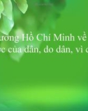 Bài giảng Tư tưởng Hồ Chí Minh: Chương 6 - GV. Lê Thị Ái Nhân