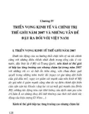 Nền Kinh tế, chính trị thế giới năm 2006 và triển vọng năm 2007: Phần 2