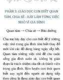 Dạy con biết cách chia sẻ việc nhà: Phần 2