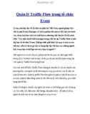 Quản lý Traffic Flow trong tổ chức Event