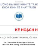 Kế hoạch hóa - Bài 4: Lợi thế cạnh tranh các quốc gia