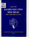 Ebook Lịch sử đại đội 5 đặc công Bình Thuận (Đơn vị anh hùng lực lượng vũ trang nhân dân)