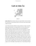 Lịch sử châu ÂuChâu Âu