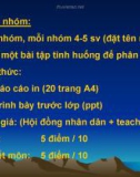 Hướng dẫn làm nhóm