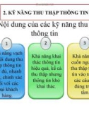 Thuyết Trình: KỸ NĂNG THU THẬP THÔNG TIN