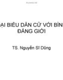 Bài giảng Đại biểu dân cử với bình đẳng giới