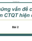 Những vấn đề của nền chủ thể quốc tế hiện đại